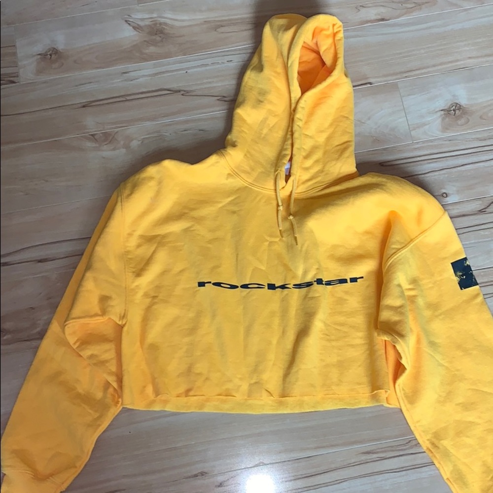 Post Malone Rockstar Cropped Hoodie
